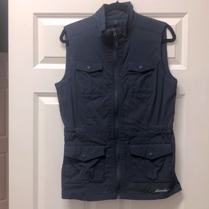 Eddie Bauer Travex Navy Vest medium
